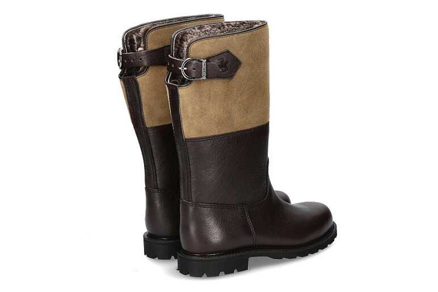 Warm Lining | Ludwig Reiter Ludwig Reiter Boots Maronibraterin Bison Darkbrown Grun