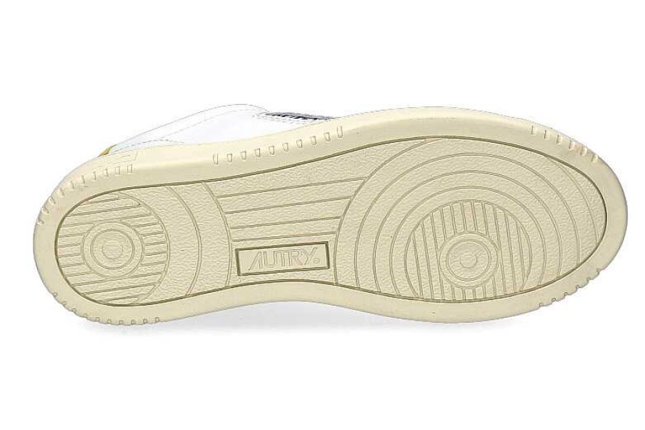 Sneakers | Autry Autry Sneaker Low Woman Leather White Yellow