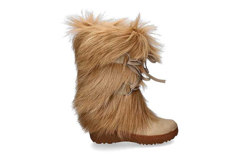 Warm Lining | Oscar Sport Oscar Sport Fur Boots Arisa Beige