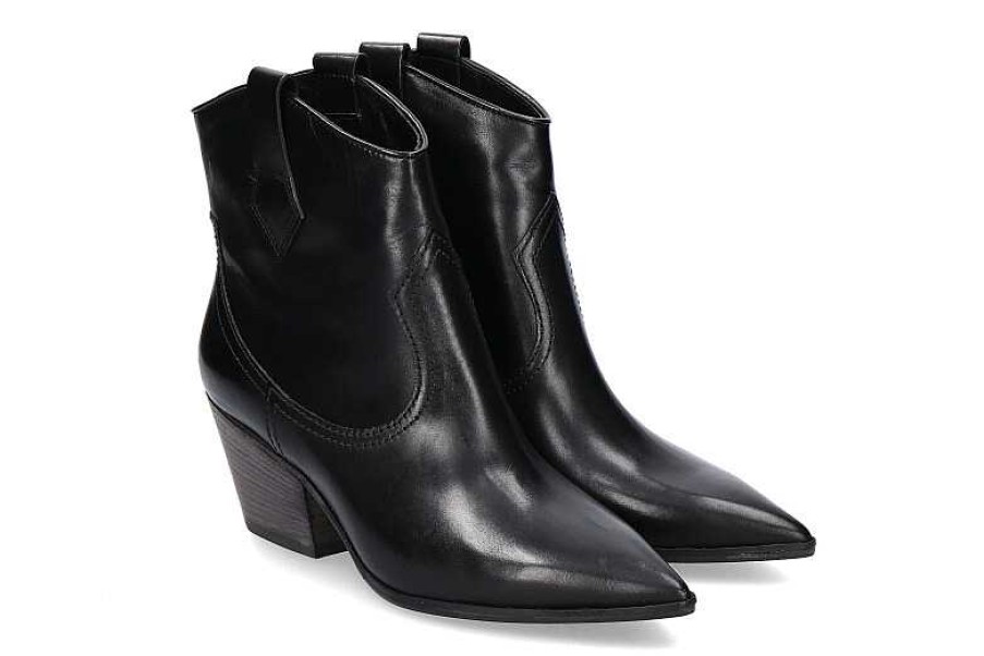 Booties | Kennel und Schmenger Kennel & Schmenger Cowboy Boots Dallas Calf- Schwarz