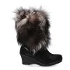 Fur Boots | Oscar Sport Oscar Sport Fur Boots Angelica Nero Argento