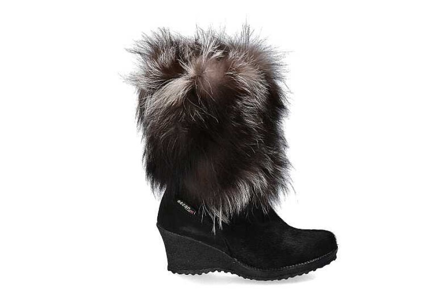 Fur Boots | Oscar Sport Oscar Sport Fur Boots Angelica Nero Argento