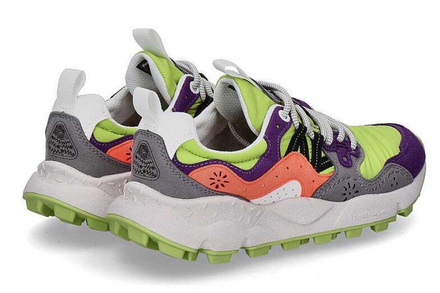 Sneakers | Flower Mountain Flower Mountain Women'S Sneaker Yamano 3 Uni Kaiso- Grey/Violett/Green