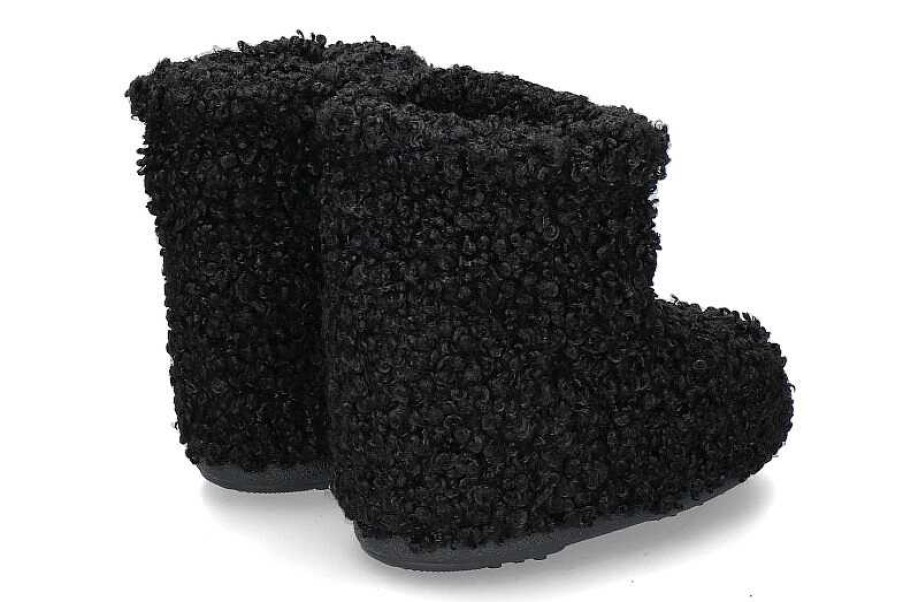 Boots | Moon Boot Moon Boot Snow Boot Icon Low Curly- Black