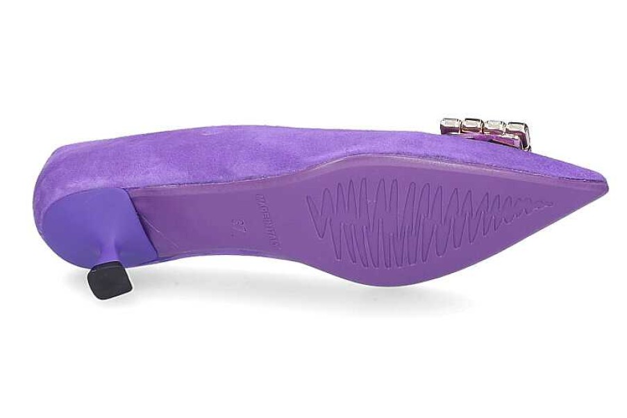 Pumps | Bianca Di Bianca Di Pumps Camoscio Viola