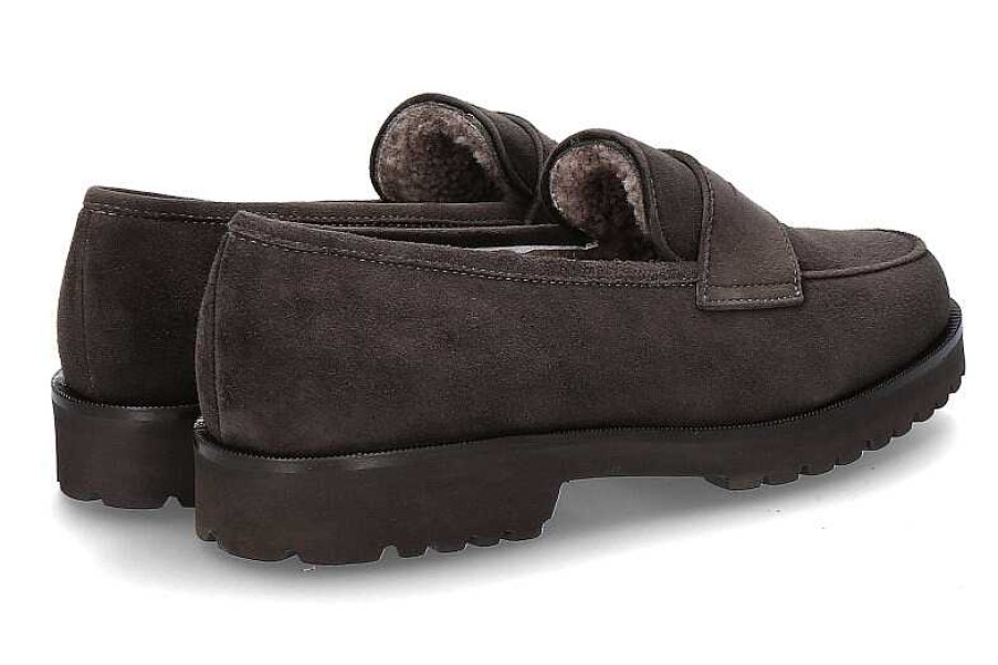 Warm Lining | Unützer Unutzer Slipper Lined Camoscio Africa Agnello Nutria