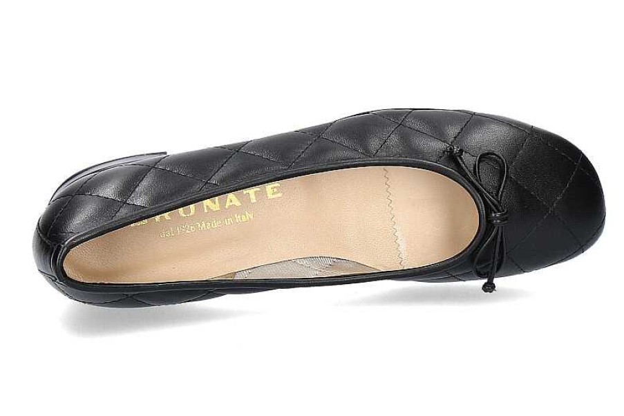 Ballet Flats | Brunate Brunate Ballerina "Nero Stepp Nappa"