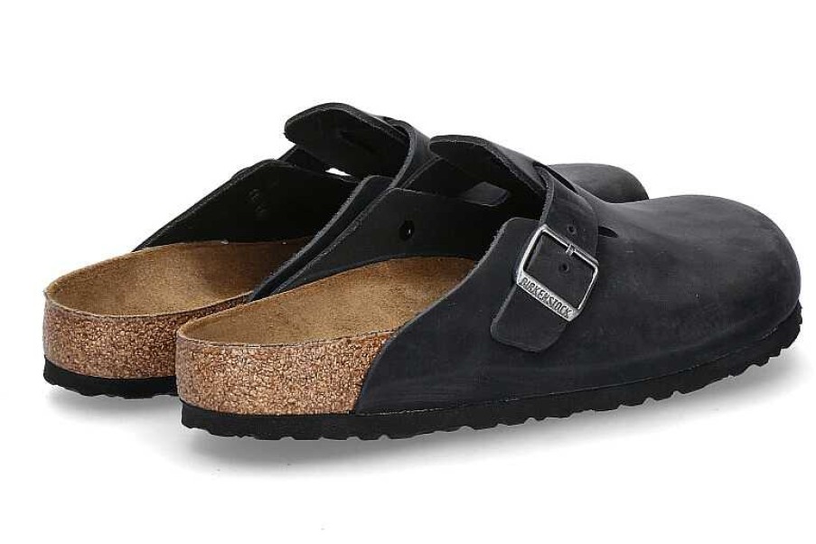 House Slippers | Birkenstock Birkenstock Clogs Boston Normal Black