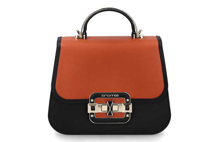 Hand Bags | Cromia Cromia Bag Jewel Nero Brandy- Multicolor