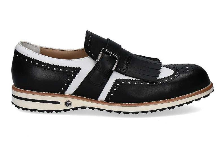 Golf Shoes | Tee Golf Shoes Tee Golf Shoes Men'S - Golf Shoes Adam Vitello Wp Nero Bianco