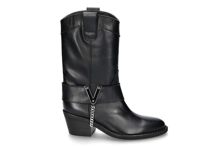 Boots | Via Roma 15 Via Roma 15 Cowboy Boots 4005 Venice- Schwarz