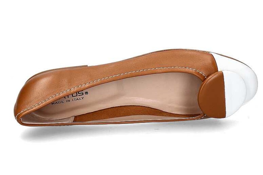 Ballet Flats | Status Status Ballerina Glossy Brandy Bianco