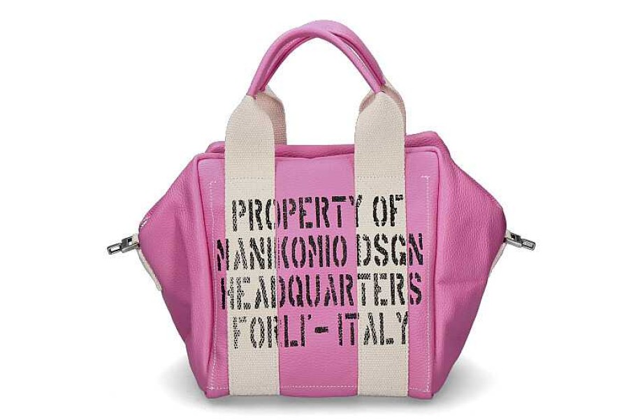 Hand Bags | Manikomio Manikomio Design Bag Icon 24 Leather- Pink