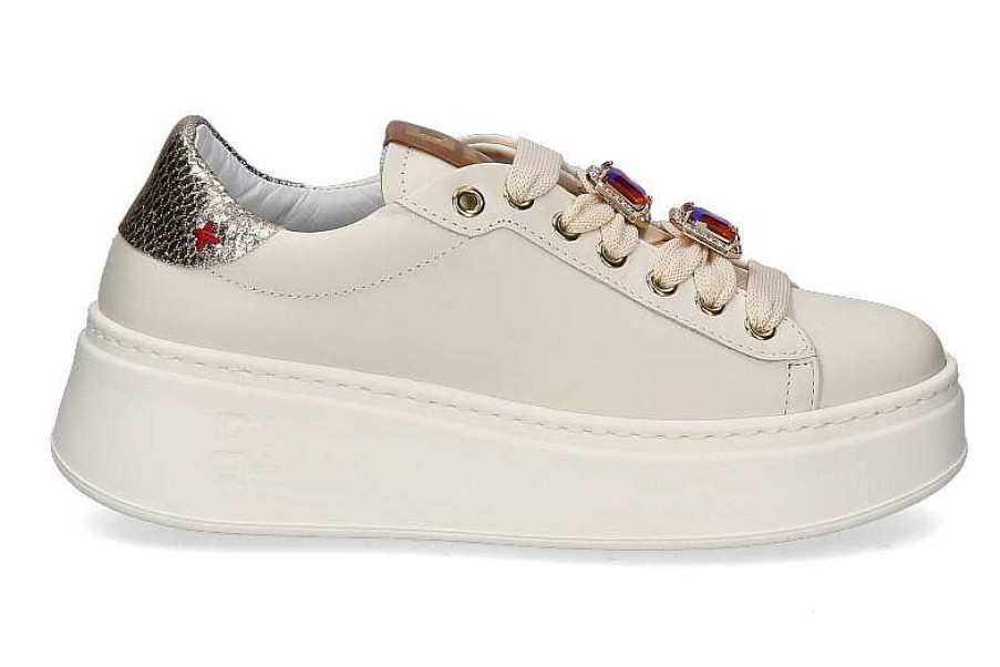 Sneakers | Gio+ Gio+ Women'S Sneaker Pia140A Vitello Combi- Milk/Farfalla