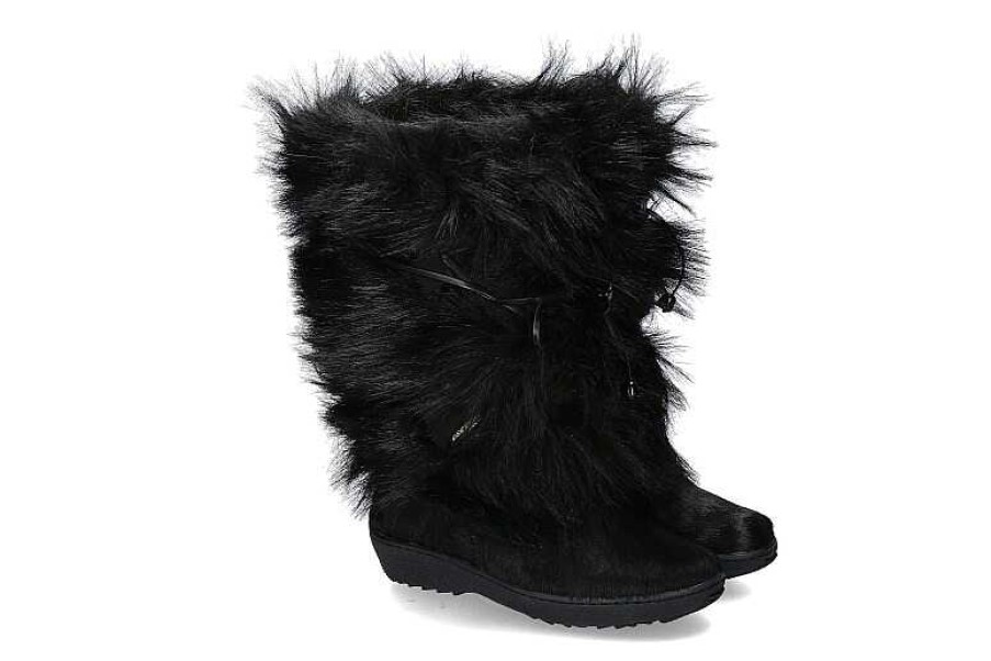 Warm Lining | Oscar Sport Oscar Sport Boots Giada Faux Fur Black