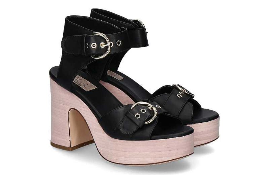 Platform Shoes | AGL Attilio Giusti Leombruni Agl Attilio Giusti Leombruni Sandals Sista Nero