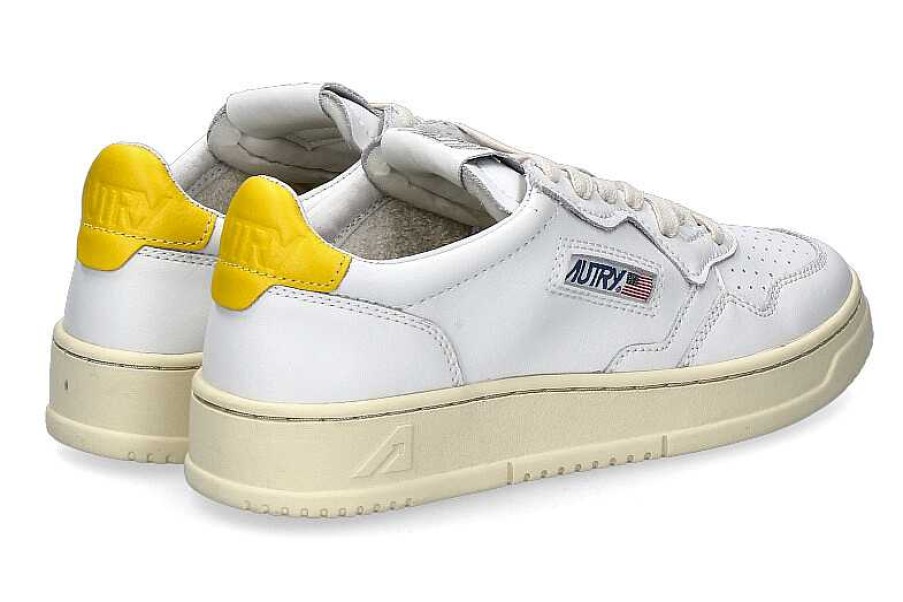 Sneakers | Autry Autry Sneaker Low Woman Leather White Yellow