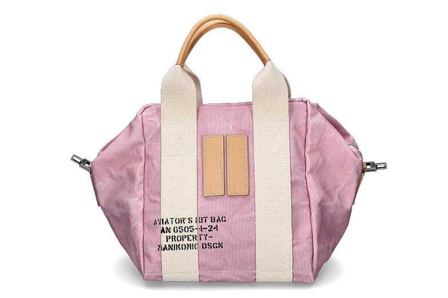 Hand Bags | Manikomio Manikomio Design Bag Icon 24 Olanda Cotton- Rosa