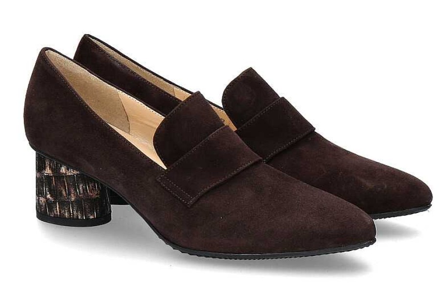 Loafers | Brunate Brunate Loafer Biba Camoscio Moro Radi Cuoio