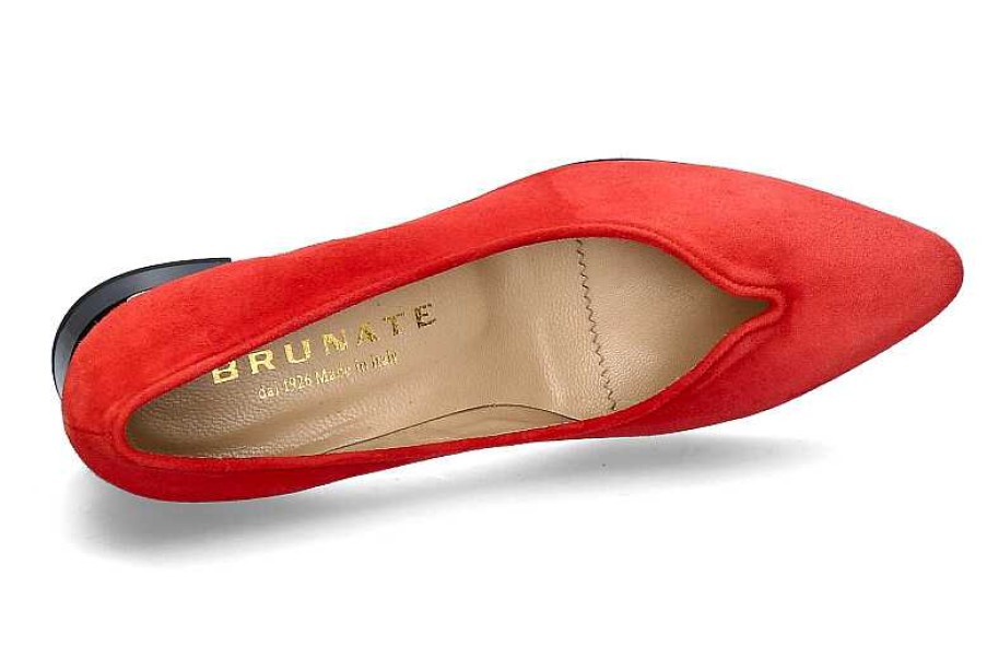 Pumps | bruante Brunate Pumps Flex Camoscio Reina/Rot