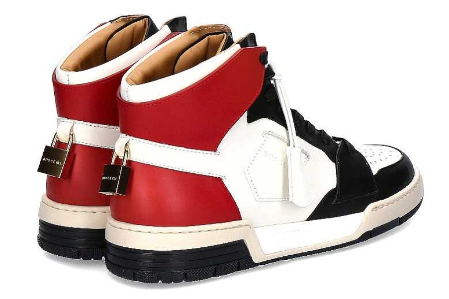 Sneakers | Buscemi Buscemi Sneaker Air Jon High White Red