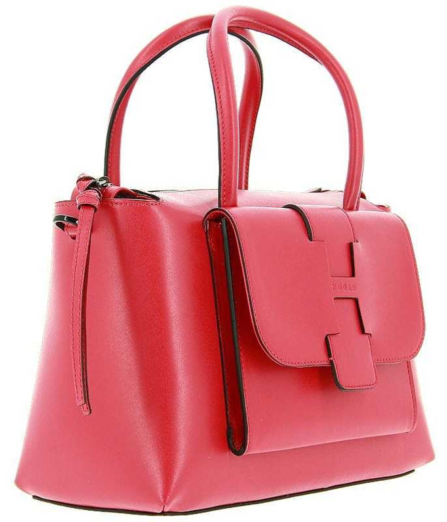 Hand Bags | Hogan Hogan Bag Crossbody Picc 2 Manici Basic Red