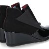 Ankle Boots | Thierry Rabotin Thierry Rabotin Wedge Ankle Boots Isidoro Lack Nero