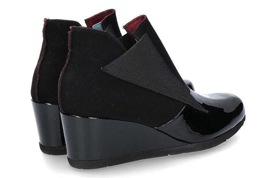 Ankle Boots | Thierry Rabotin Thierry Rabotin Wedge Ankle Boots Isidoro Lack Nero