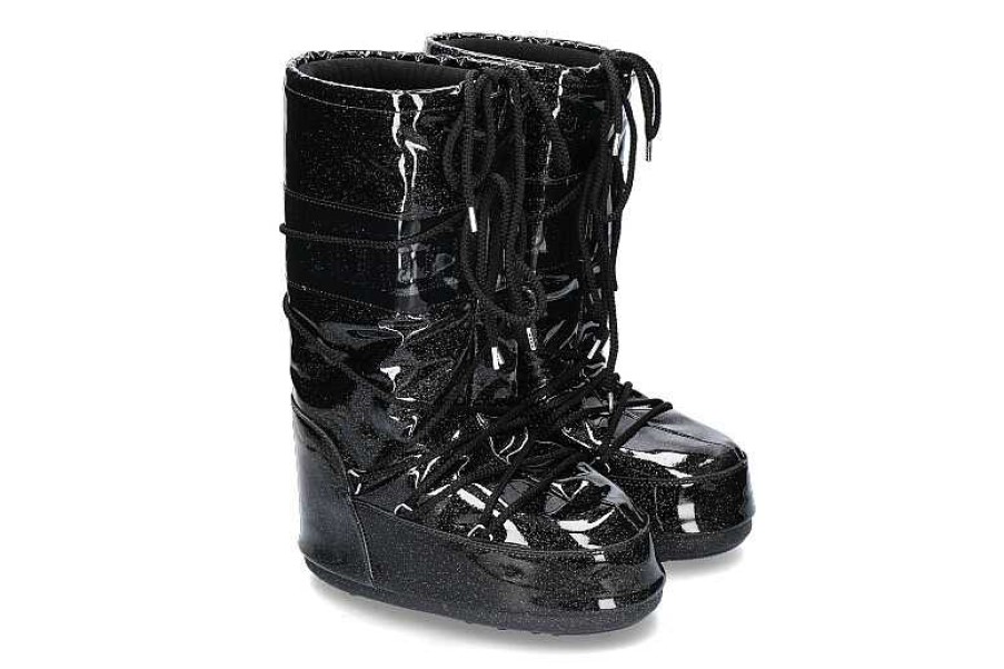 Warm Lining | Moon Boot Moon Boot Snow Boot Icon Glitter- Schwarz