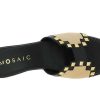 Mules | MOSAIC Mosaic Pantolette Leather Black