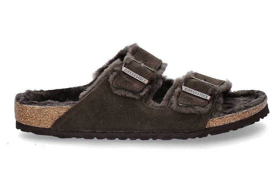 Warm Lining | Birkenstock Birkenstock Mules Narrow Lined Arizona Mocca