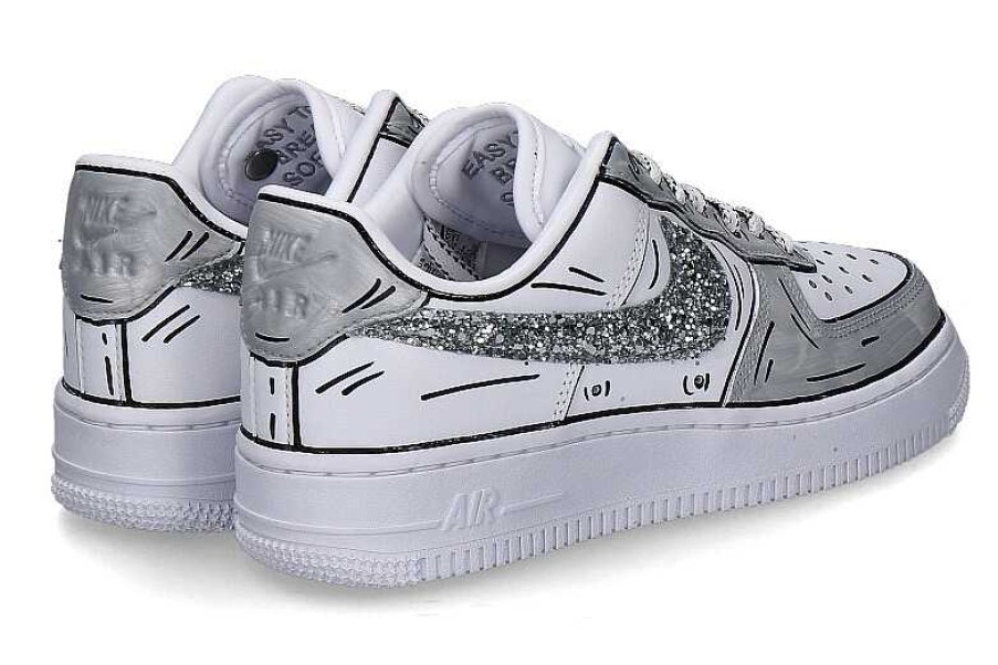 Sneakers | Ballo Da Sola Nike Air Force 1 Sneaker By Ballo Da Sola Cartoon Glitter- Grau