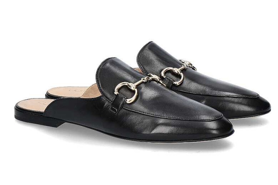 Mules | Pomme D'Or Pomme D'Or Sabot Georgia Glove- Nero/Schwarz