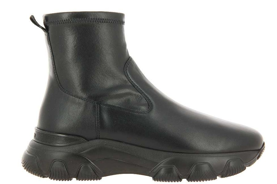 Booties | Hogan Hogan Ankle Boots Hyperactive Stretch Nero