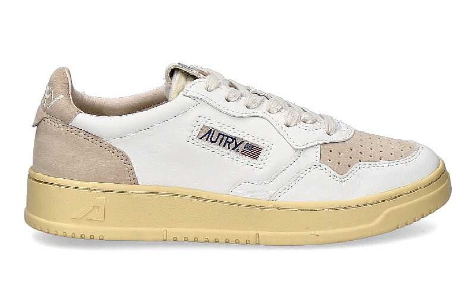 Sneakers | Autry Autry Sneaker Low Suede White Sand Sl01