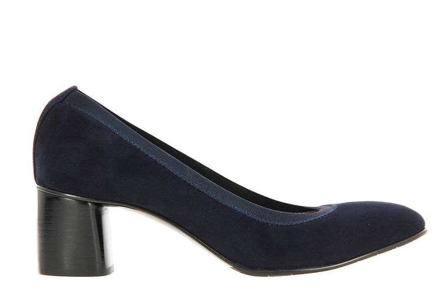 Pumps | Truman's Truman'S Pumps Camosico Blu Classico Elastic