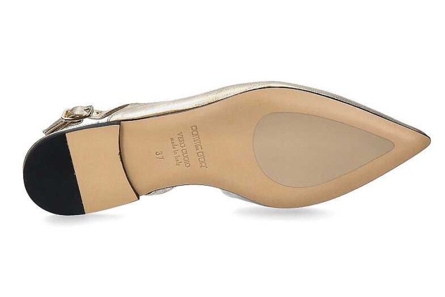 Ballet Flats | Pomme D'Or Pomme D'Or Sling Ballerina Ingrid Laminato- Platino