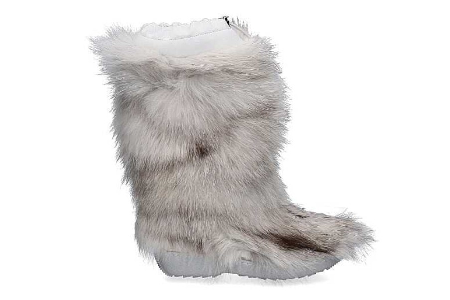 Fur Boots | Oscar Sport Oscar Sport Fur Boots Penelope Bianco-Groenlandia