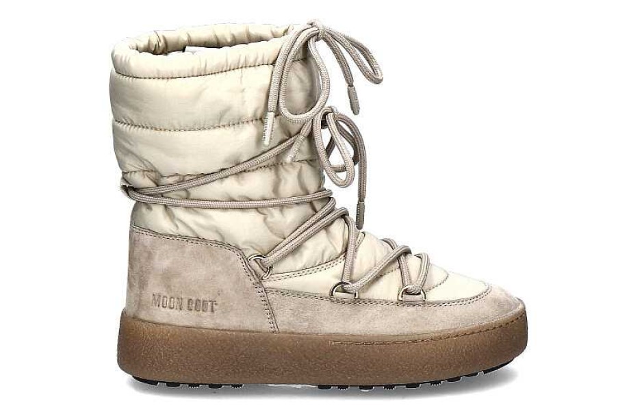 Booties | Moon Boot Moon Boot Snow Boots Ltrack Suede Nylon Sand