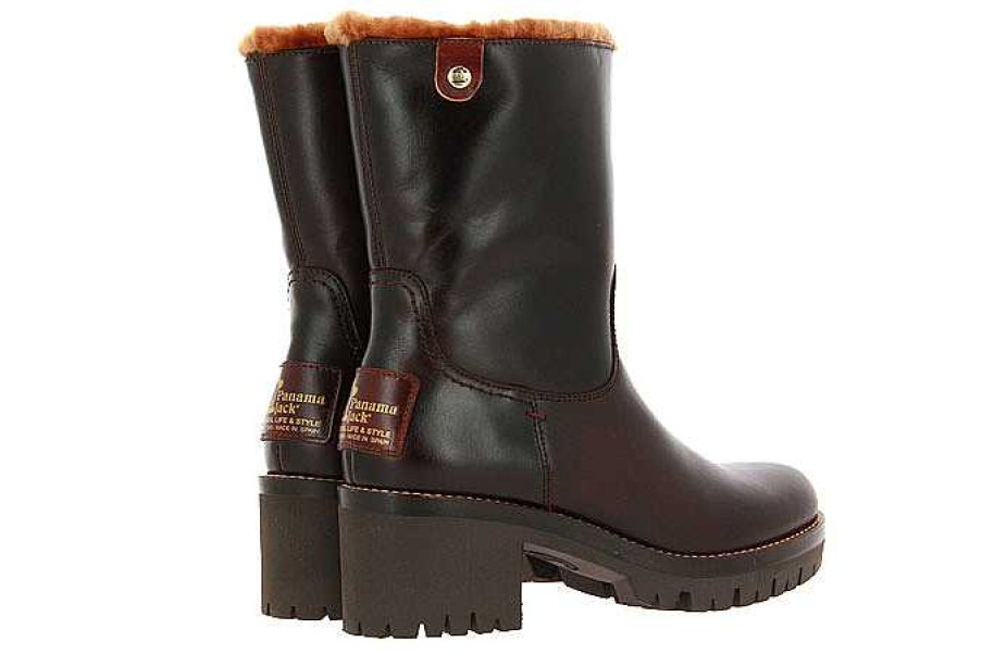 Warm Lining | Panama Jack Panama Jack Ankle Boots Lined Piola Igloo Bark Pull-Up Marron