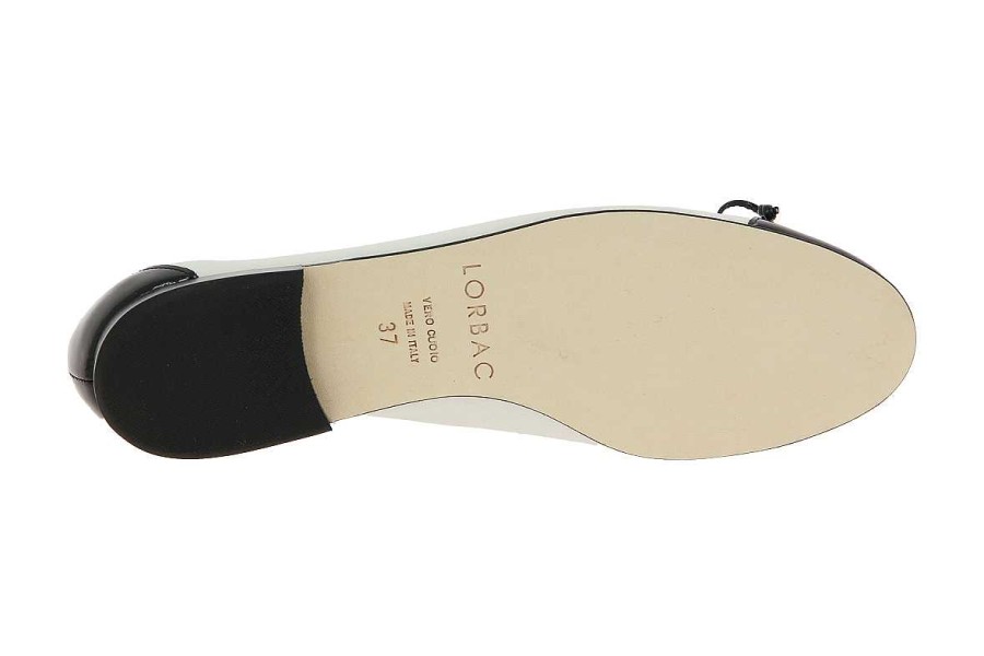 Ballet Flats | Lorbac Lorbac Ballerina Molly Nero Bianco