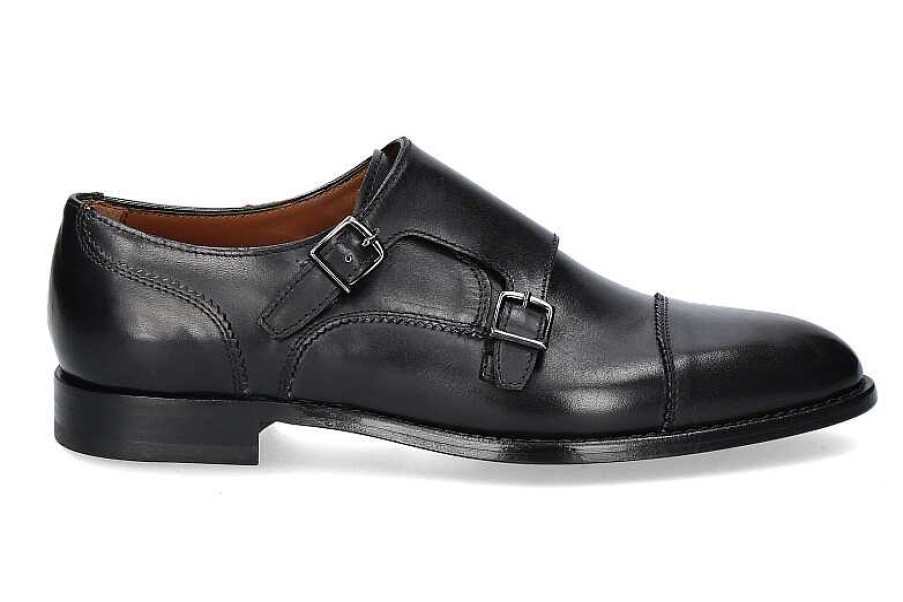 Loafers | Flecs Flecs Monk Crust Nero