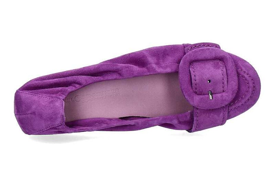 Ballet Flats | Kennel und Schmenger Kennel Und Schmenger Ballerina Malu Samtziege Violet