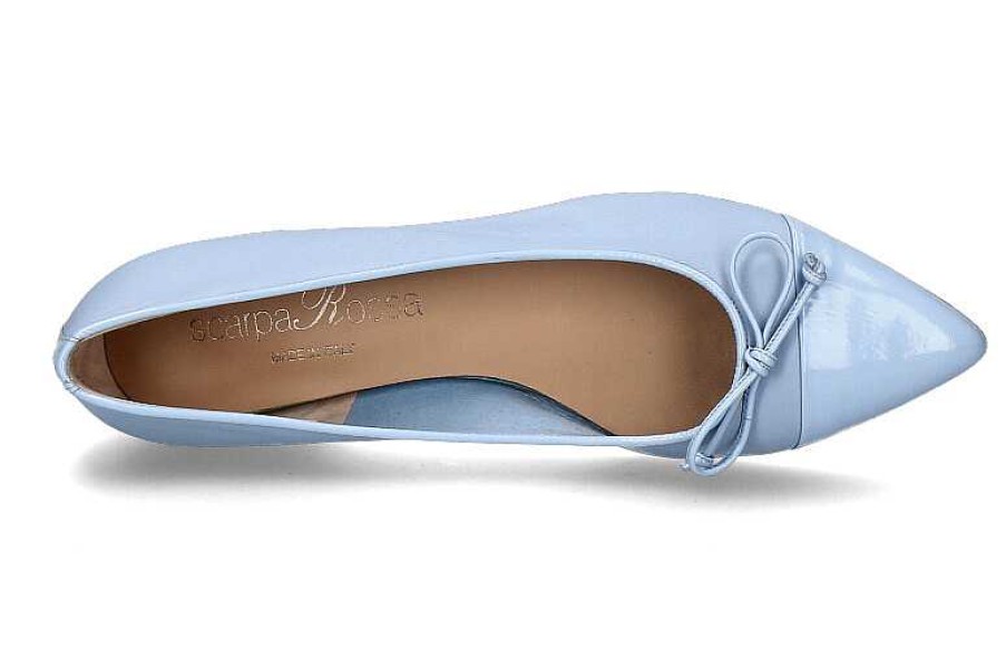 Ballet Flats | Lorbac Scarparossa By Lorbac Ballerina Flory Nappa- Panama Blue