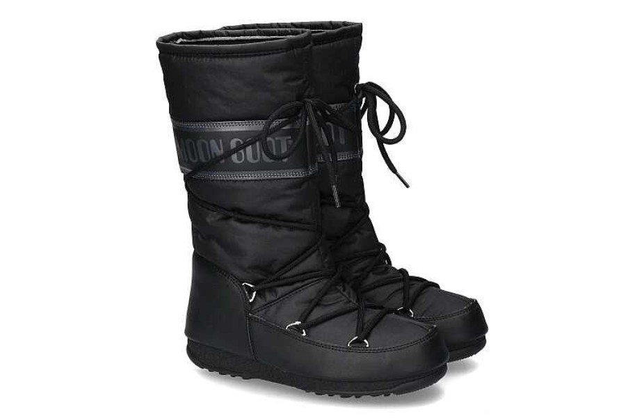 Boots | Moon Boot Moon Boot Snow Boots High Nylon Black