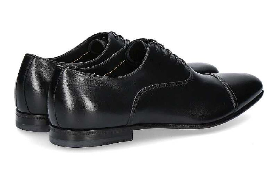 Oxfords | Santoni Santoni Lace-Up Leahter Black