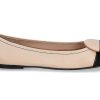 Ballet Flats | Status Status Ballerina Glossy Brandy Bianco