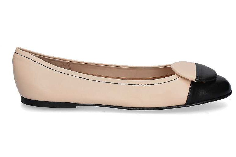 Ballet Flats | Status Status Ballerina Glossy Brandy Bianco