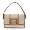 Hand Bags | Hogan Hogan Shoulder Bag Tracolla Rett Rafia Beige