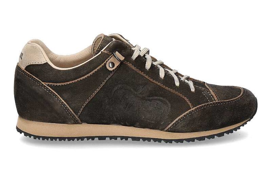 Traditional Brogues | Meindl Meindl Sneaker Belleville Antikbraun Velour Capra